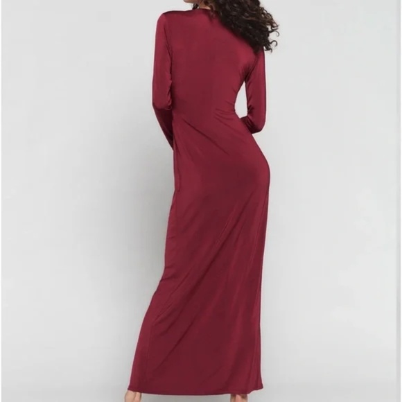 Reformation Elverson Knit Dress in Chianti Size Medium - Picture 3 of 12